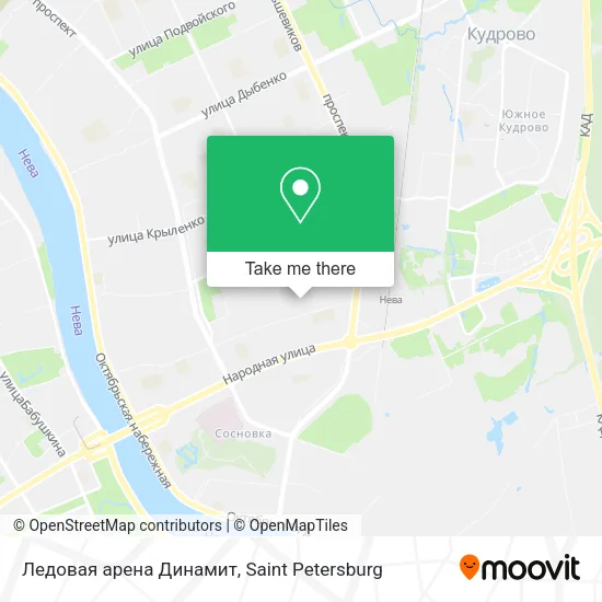 Ледовая арена  Динамит map