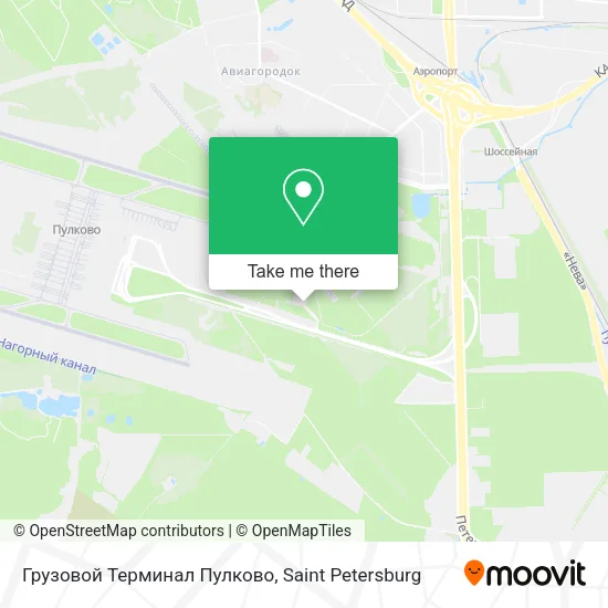 Грузовой Терминал Пулково map