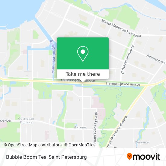 Bubble Boom Tea map