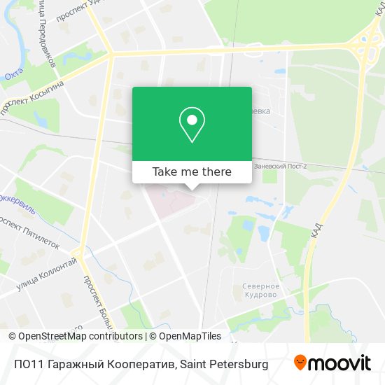 ПО11 Гаражный Кооператив map
