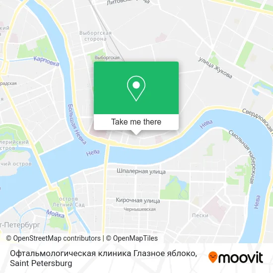 Офтальмологическая клиника  Глазное яблоко map