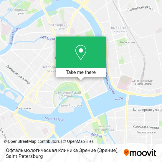 Офтальмологическая клиника Зрение map