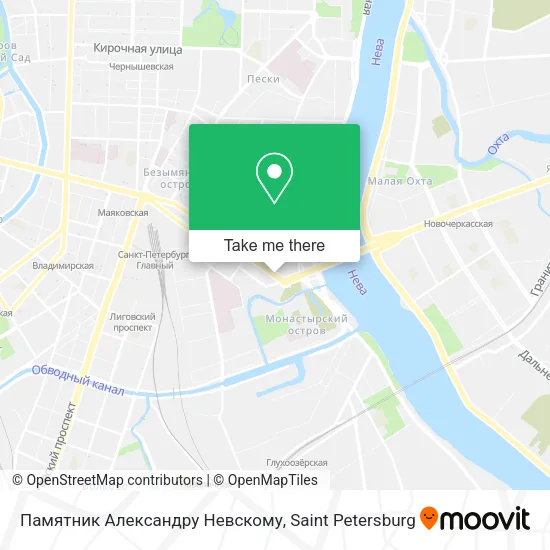 Памятник Александру Невскому map