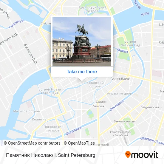 Памятник Николаю I map