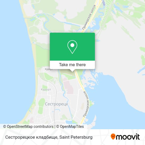 Сестрорецкое кладбище map