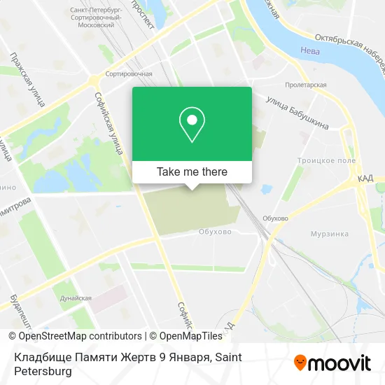 Кладбище Памяти Жертв 9 Января map