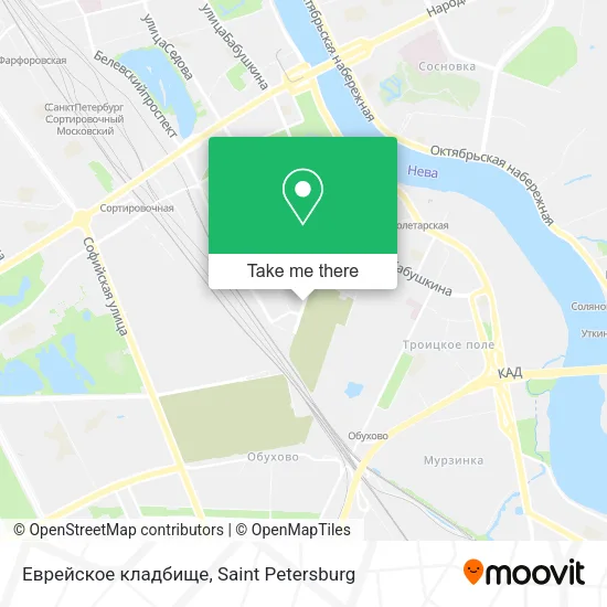 Еврейское кладбище map