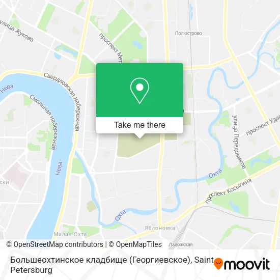 Большеохтинское кладбище (Георгиевское) map