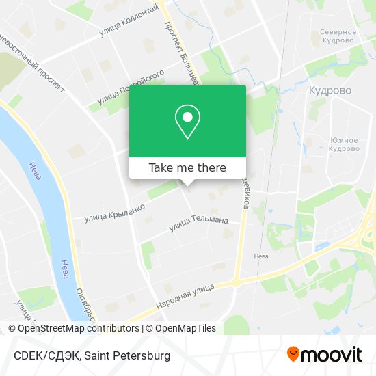 CDEK/СДЭК map