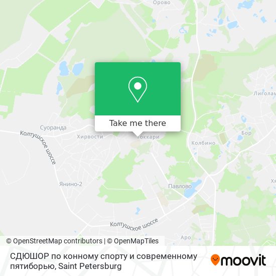 СДЮШОР по конному спорту и современному пятиборью map