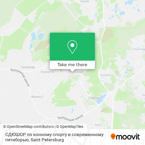 СДЮШОР по конному спорту и современному пятиборью map