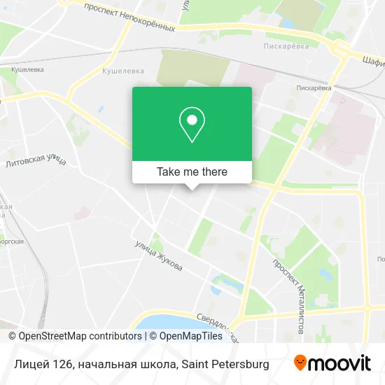 Лицей 126, начальная школа map