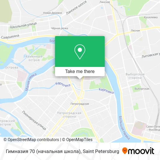 Гимназия 70 (начальная школа) map