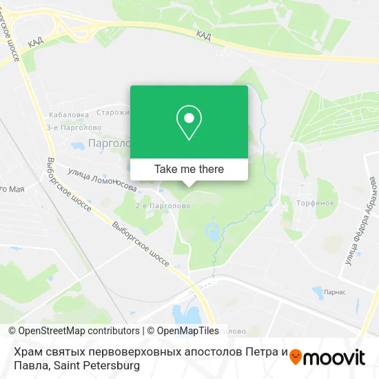 Храм святых первоверховных апостолов Петра и Павла map