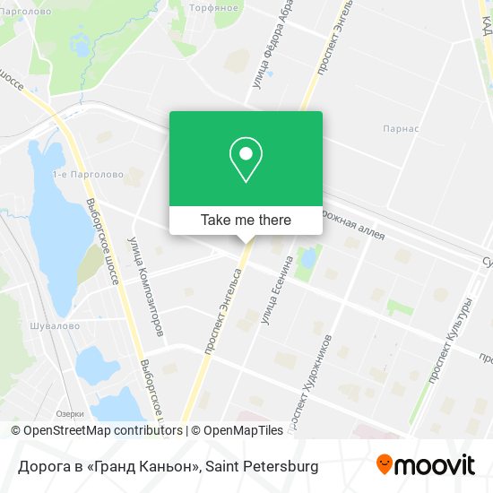 Дорога в «Гранд Каньон» map