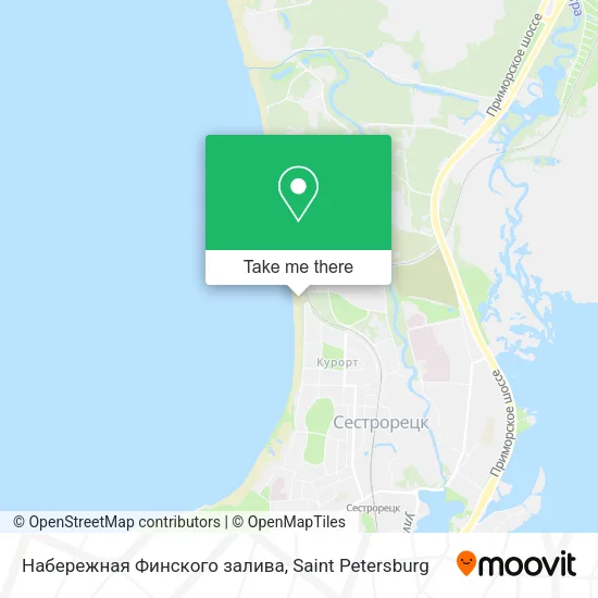 Набережная Финского залива map