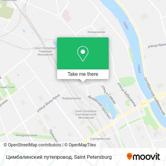 Цимбалинский путепровод map