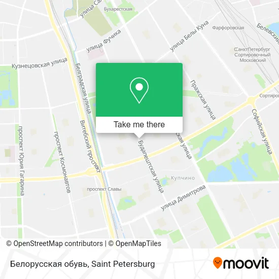 Белорусская обувь map