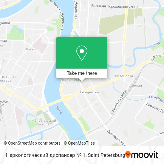 Наркологический диспансер № 1 map