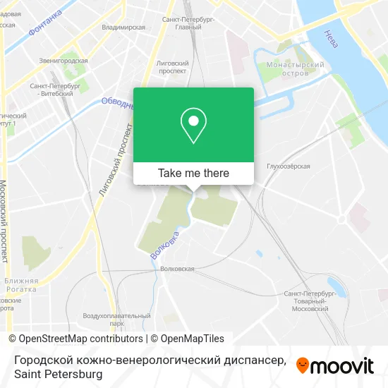 Городской кожно-венерологический диспансер map