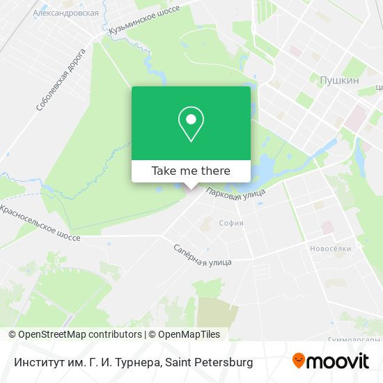 Институт им. Г. И. Турнера map