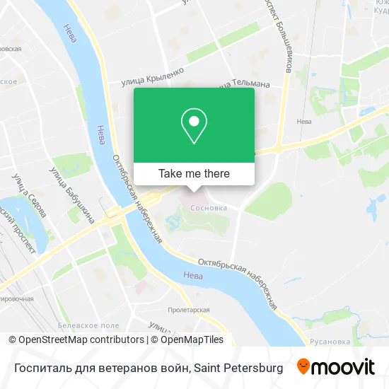 Госпиталь для ветеранов войн map