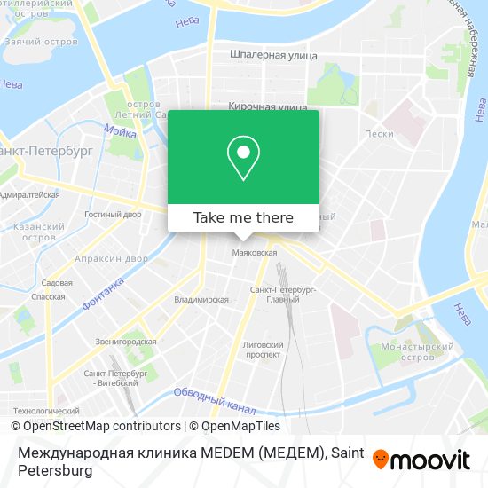 Международная клиника MEDEM (МЕДЕМ) map