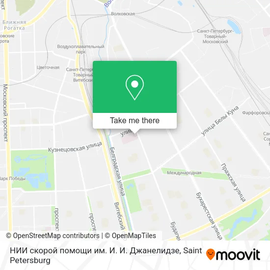 НИИ скорой помощи им. И. И. Джанелидзе map