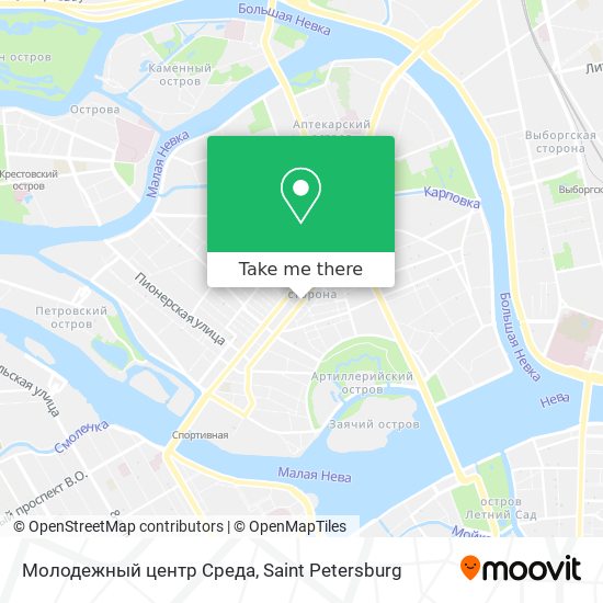 Молодежный центр  Среда map
