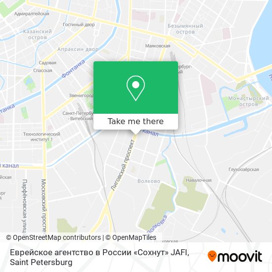 Еврейское агентство в России «Сохнут» JAFI map