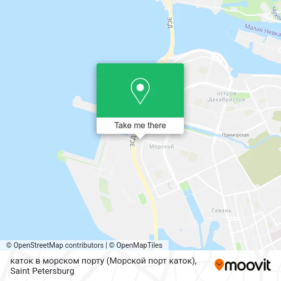 каток в морском порту (Морской порт каток) map