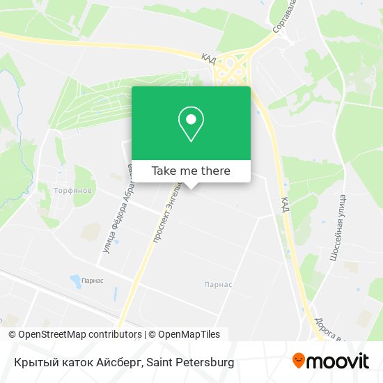 Крытый каток  Айсберг map