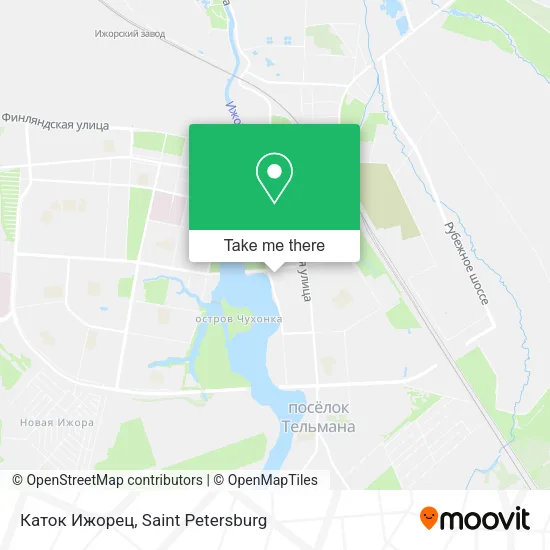 Каток  Ижорец map