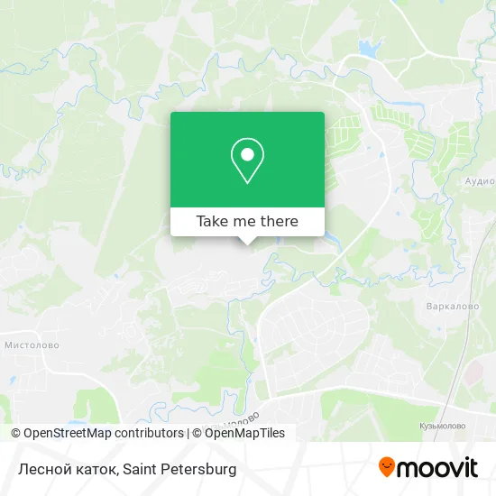 Лесной каток map