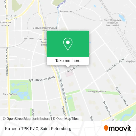 Каток в ТРК  РИО map