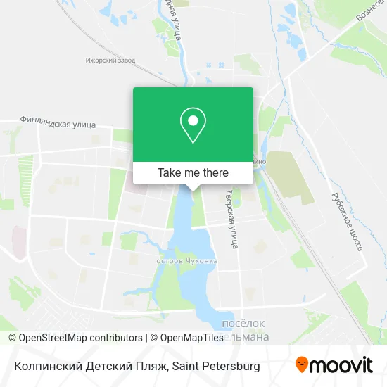 Колпинский Детский Пляж map
