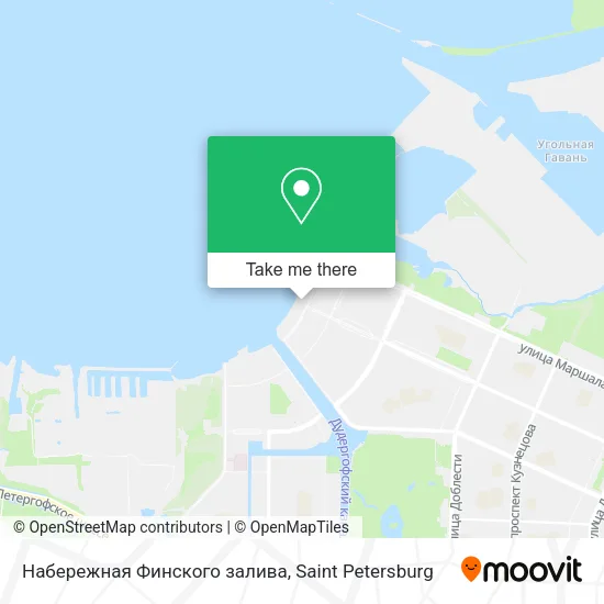 Набережная Финского залива map