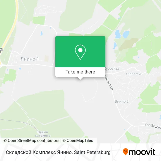 Складской Комплекс  Янино map