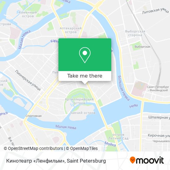 Кинотеатр «Ленфильм» map