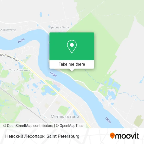 Невский Лесопарк map