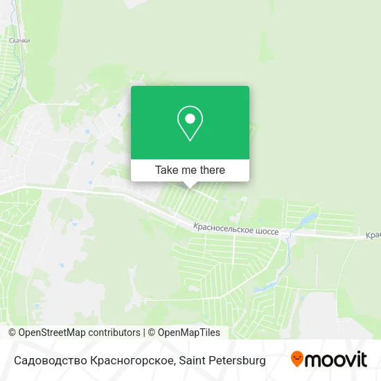 Садоводство Красногорское map