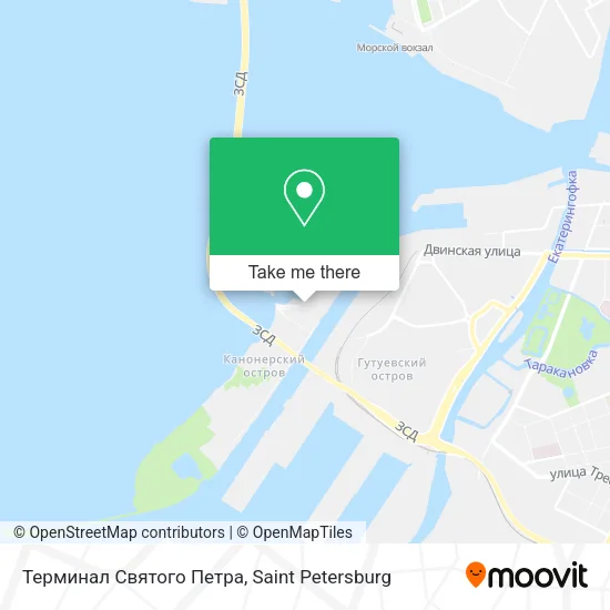 Терминал Святого Петра map