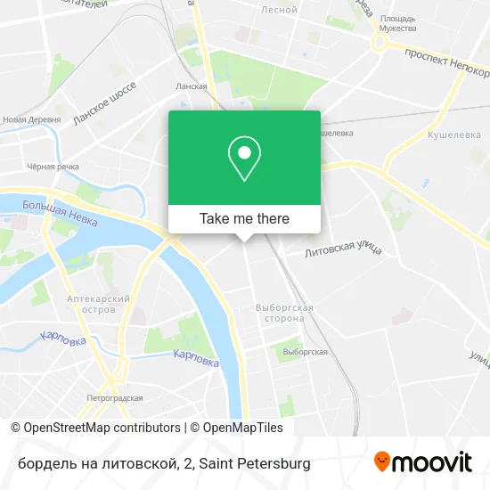 бордель на литовской, 2 map