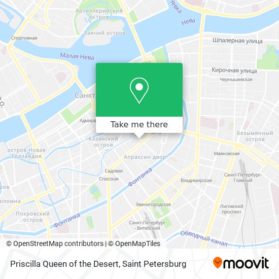 Priscilla Queen of the Desert map