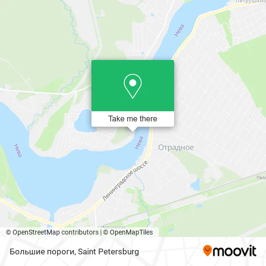 Большие пороги map