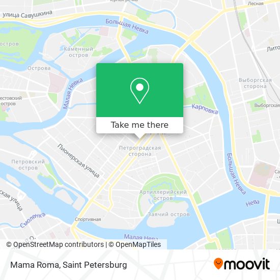 Mama Roma map