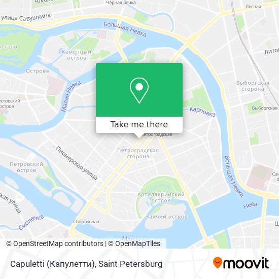 Capuletti (Капулетти) map