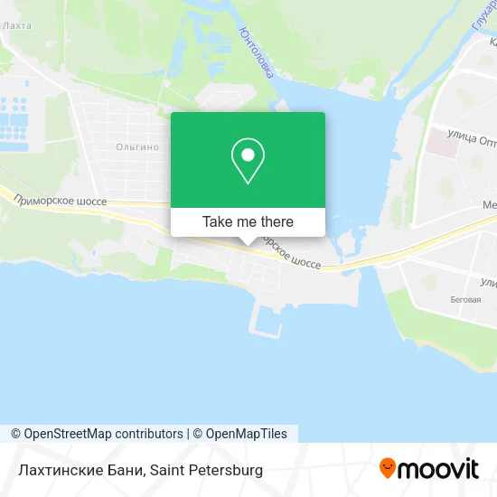 Лахтинские Бани map