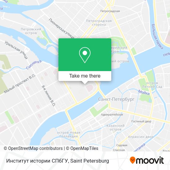 Институт истории СПбГУ map