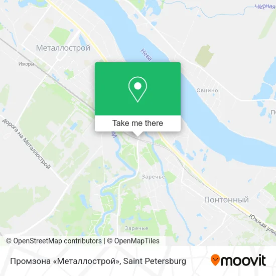 Промзона «Металлострой» map